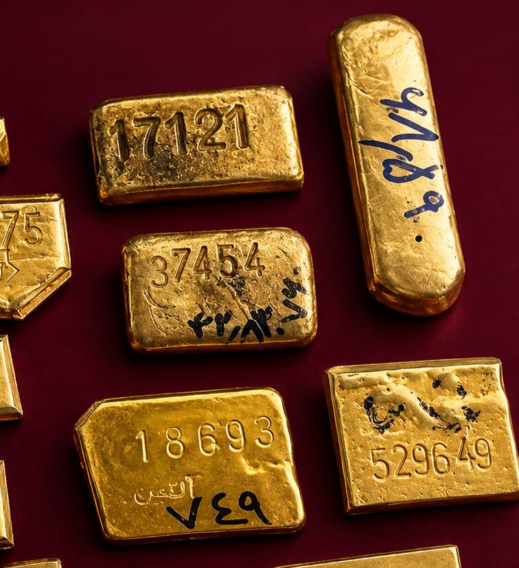 شمش طلا 18عیار (آبشده) 50گرم