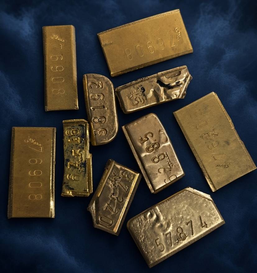شمش طلا 18عیار (آبشده) 10گرم