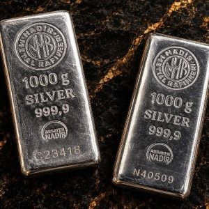 شمش نقره ترک عیار999.9 1کیلوگرم