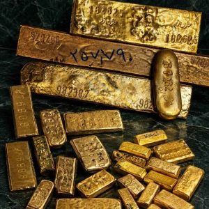 شمش طلا 18عیار (آبشده) 100گرم